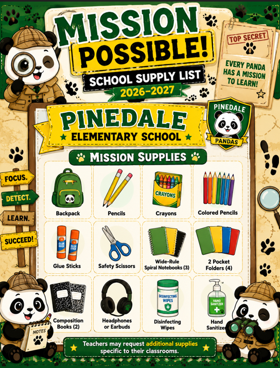 School Supply List