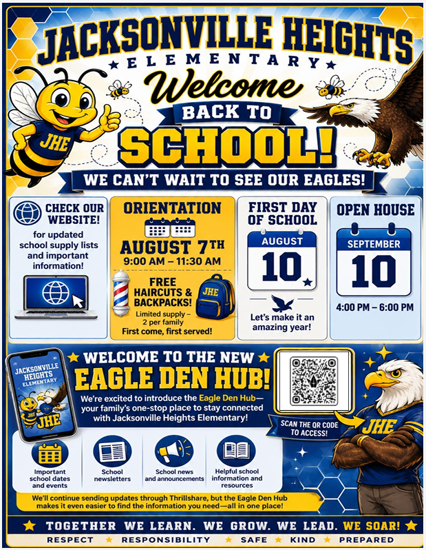 Welcome Back Flyer