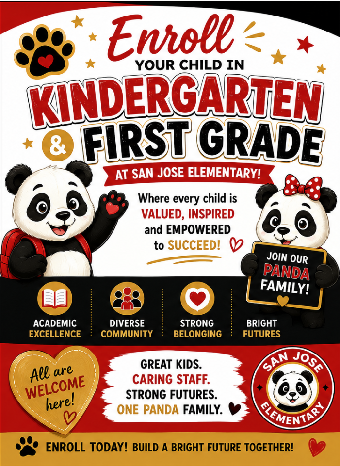 enrollment flyer english