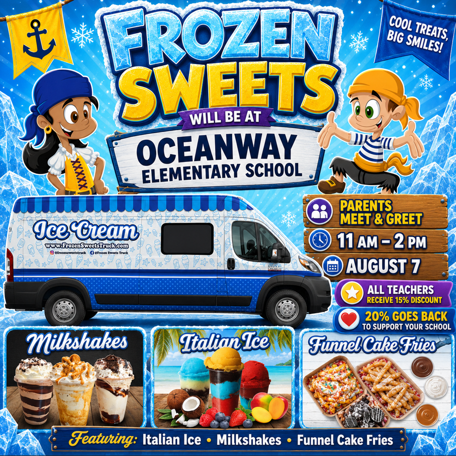 Frozen Sweets Flyer