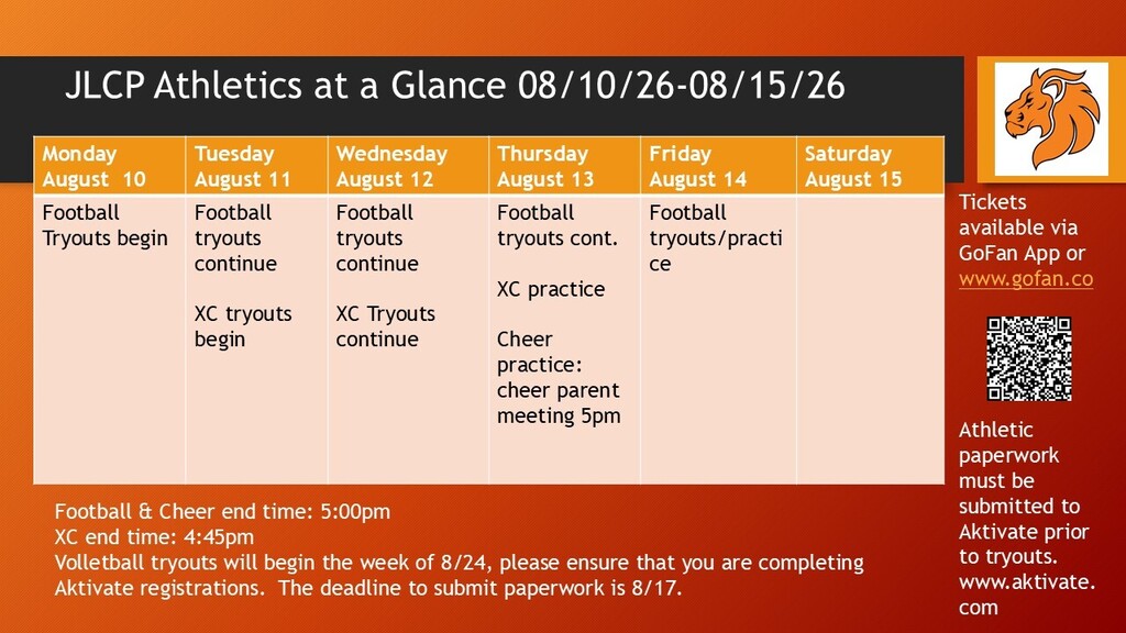 Athletics Week 1
