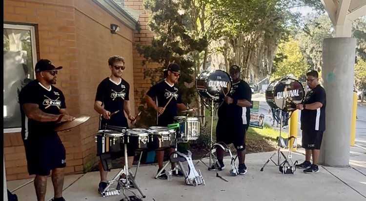 Jacksonville Jaguars D-Line at Beauclerc Elementary!