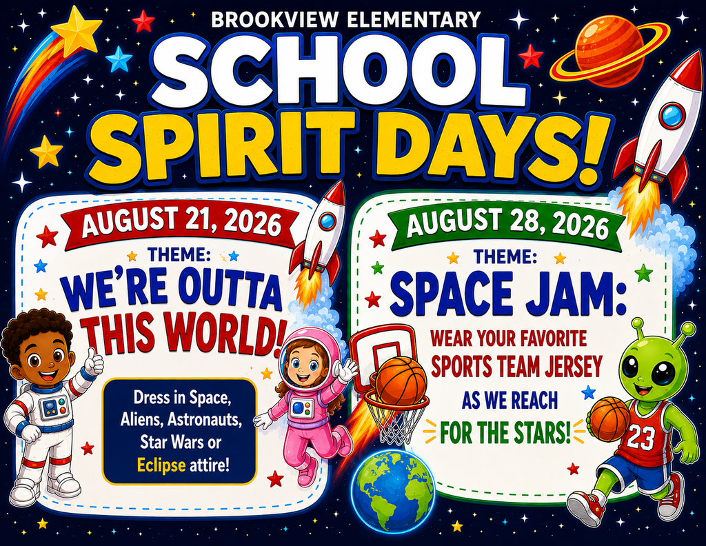 August School Spirit Days