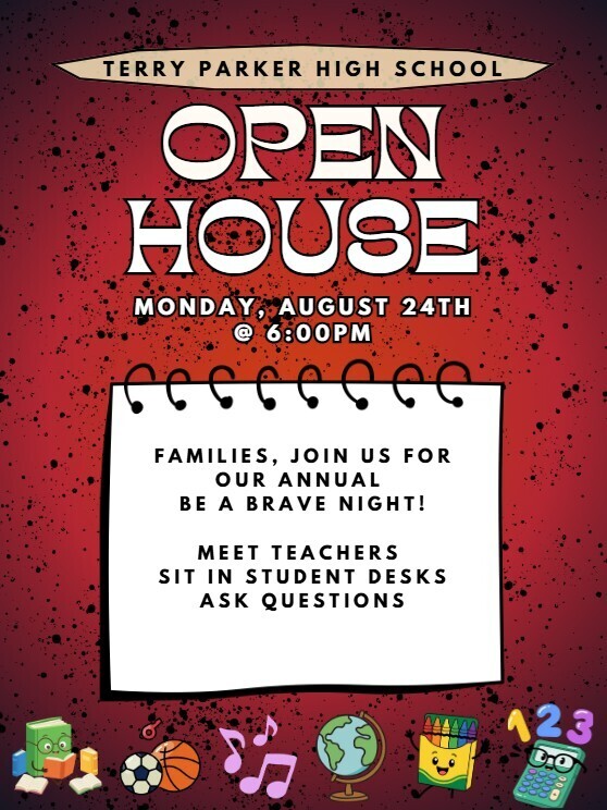 We’re excited to welcome all of our parents and families to our School Open House on August 24th at 6:00 PM! Come meet your child’s teacher, learn more about the school year, and see all the wonderful things happening at our school. We can’t wait to see you there! Title I Parent & Family Development Meeting August 24th at 5:30 PM Families are invited to join us for our Title I meeting before Open House to learn more about Title I services and how we can work together to support student success. We hope to see you and your family on August 24th!