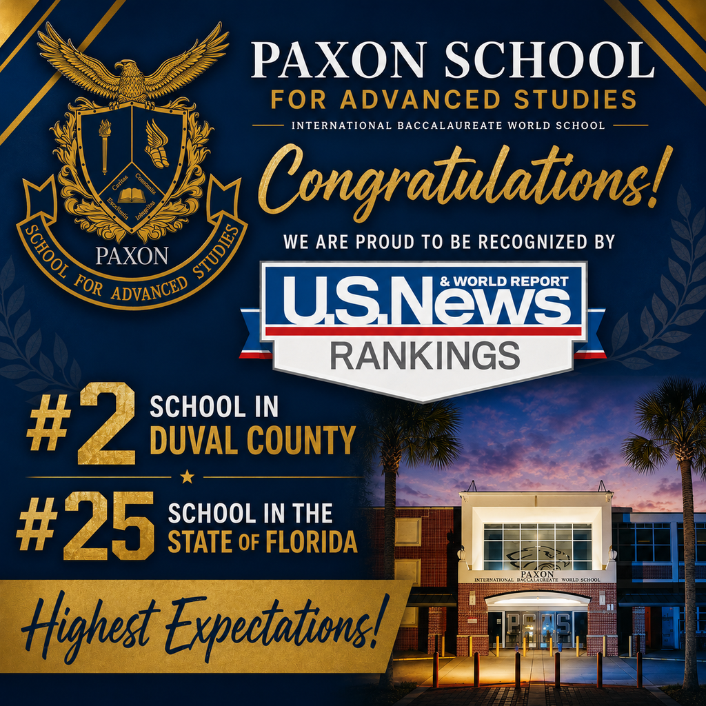 Paxon Ranked #2 in duval county and #25 in Florida
