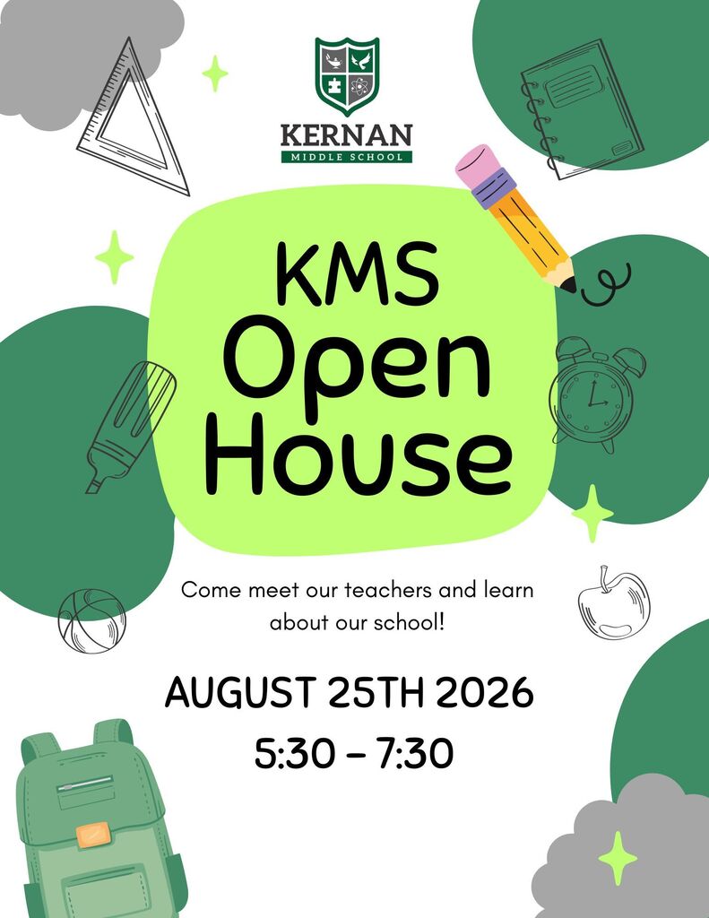 Flyer for KMS Open House