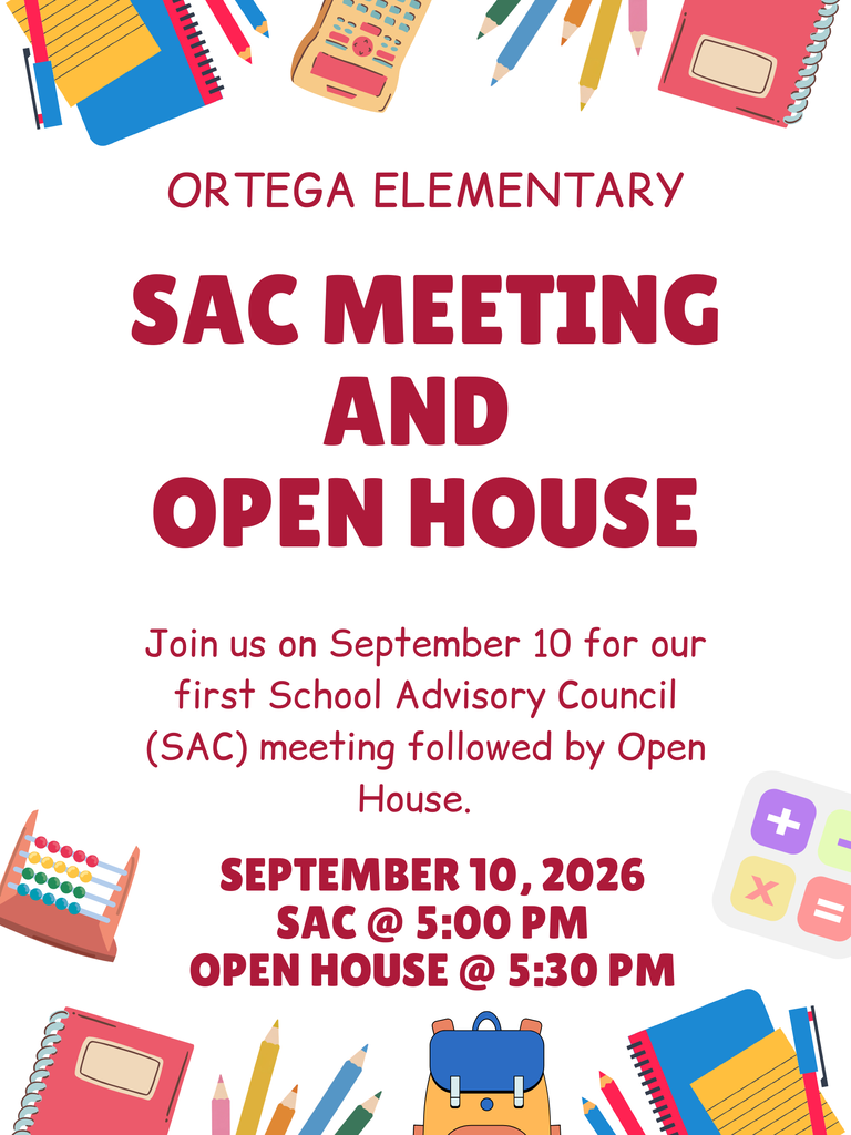 SAC and Open House Flyer