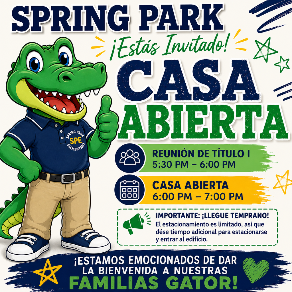 Open House - September 3rd - Spanish Flyer