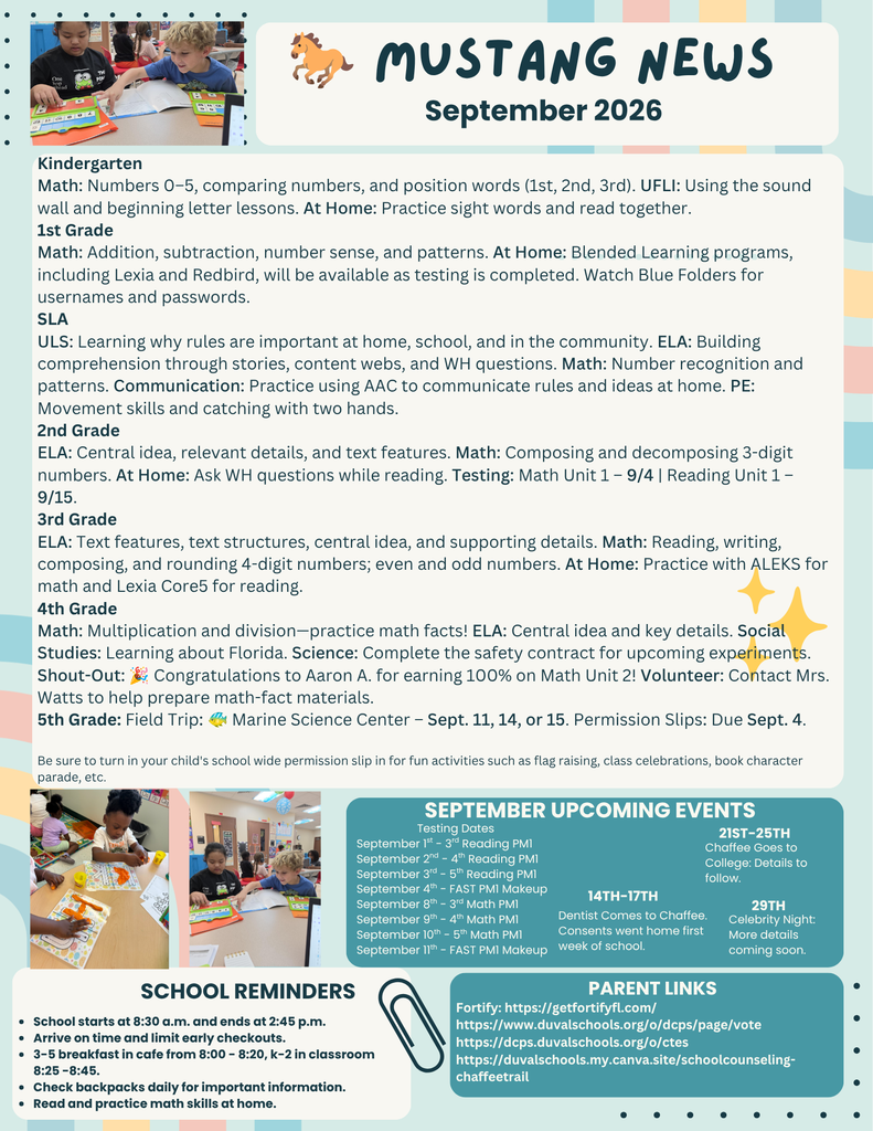 parent newsletter