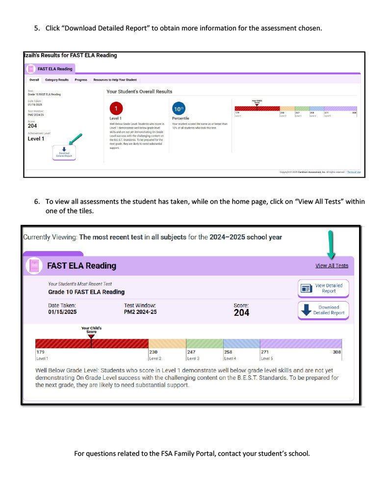 test portal