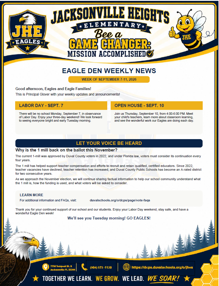 Weekly Updates and Announcements