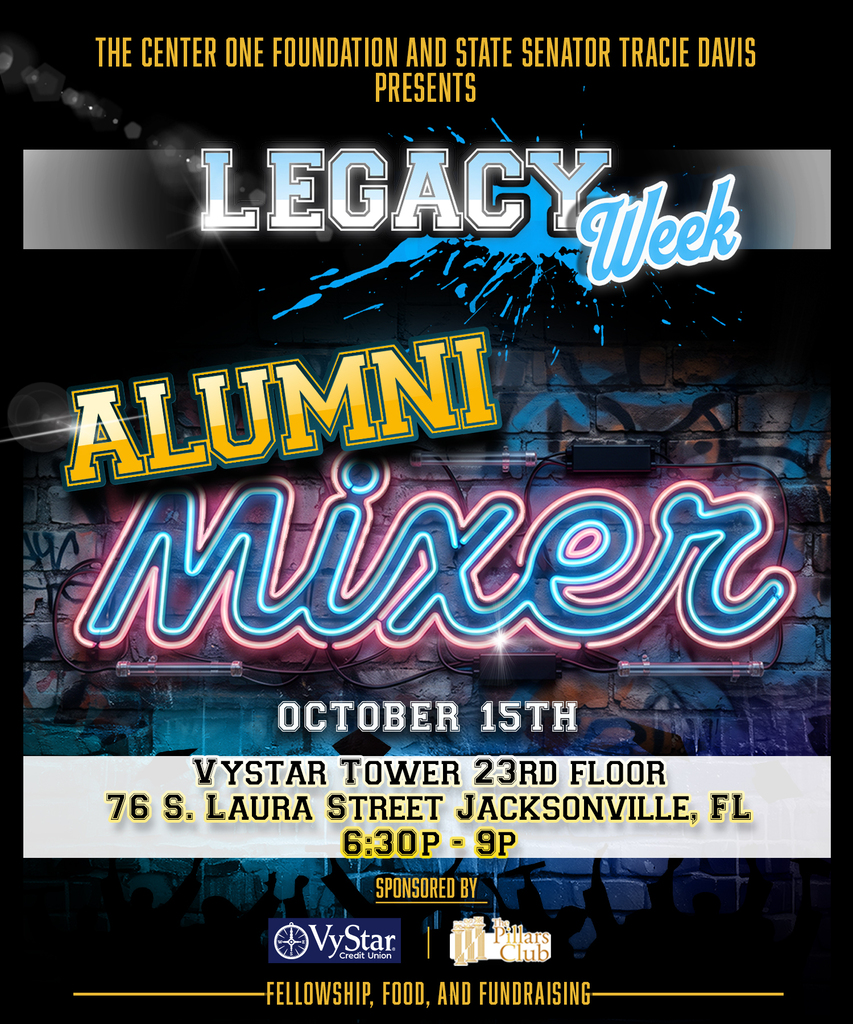 Legacy Week Alumni Mixer. See post for details.
