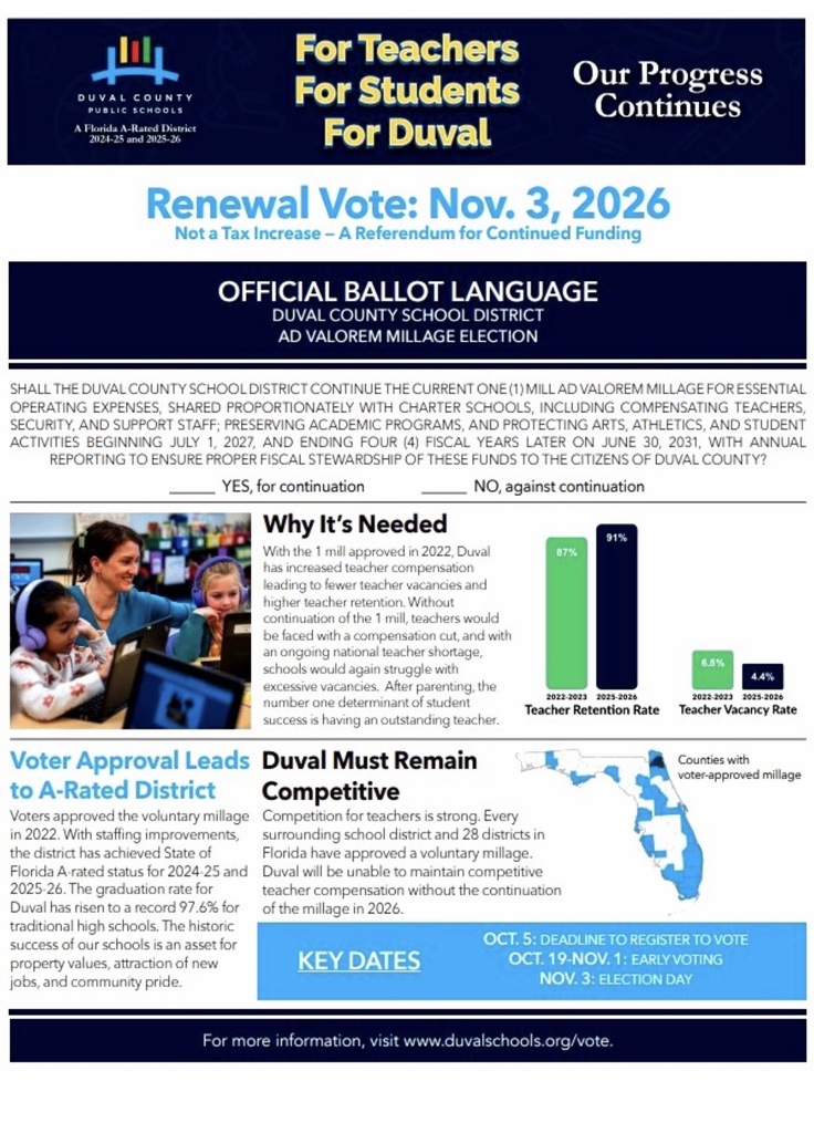 Renewal Vote November 3rd