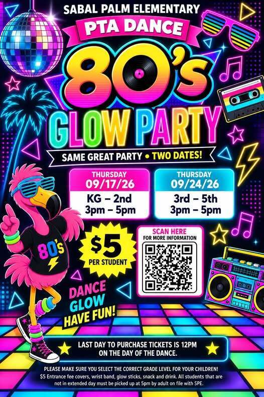 PTA GLOW PARTY