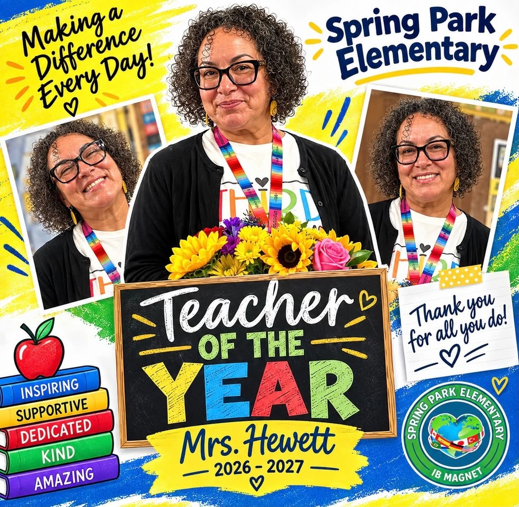 Teacher Of The Year - Mrs. Hewett - 2026/2027 School Year