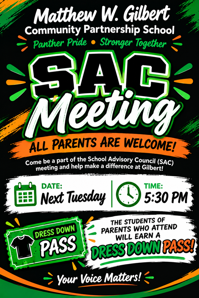SAC Meeting/Dress down pass