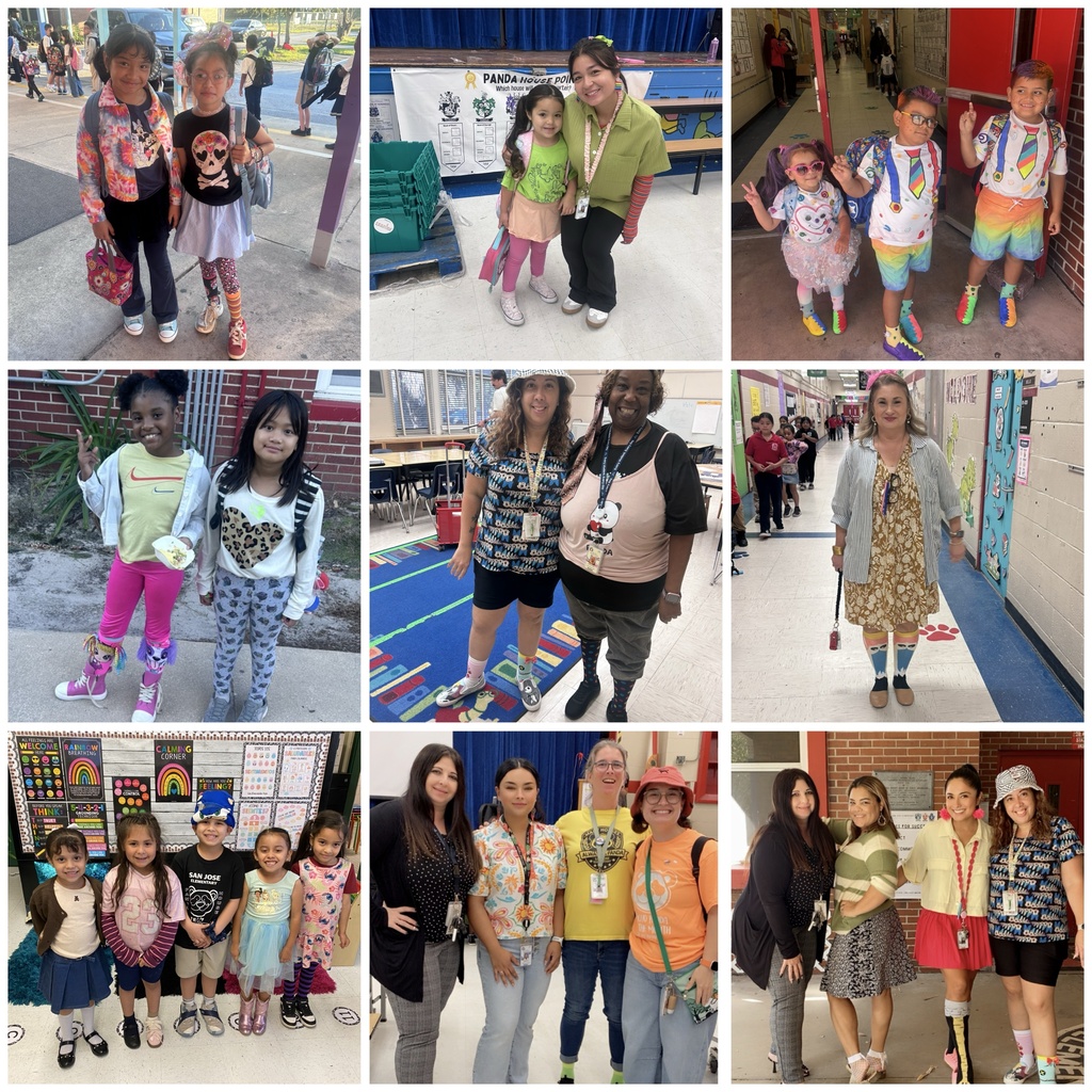 A collage of diverse adults and children in various settings, including hallways and classrooms.