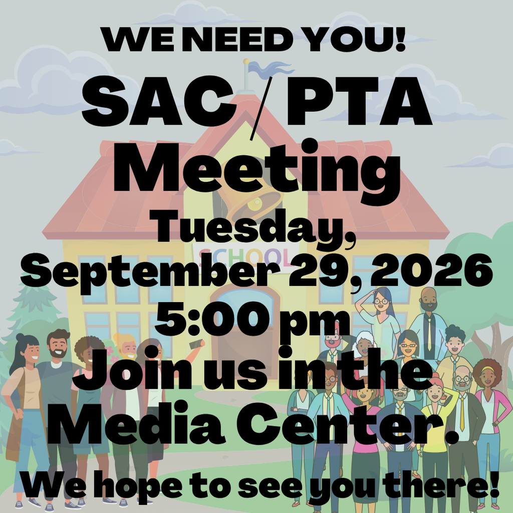 SAC / PTA Meeting tonight at 5 pm