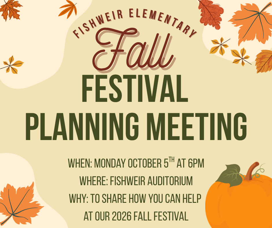 Fall Festival Planning Meeting