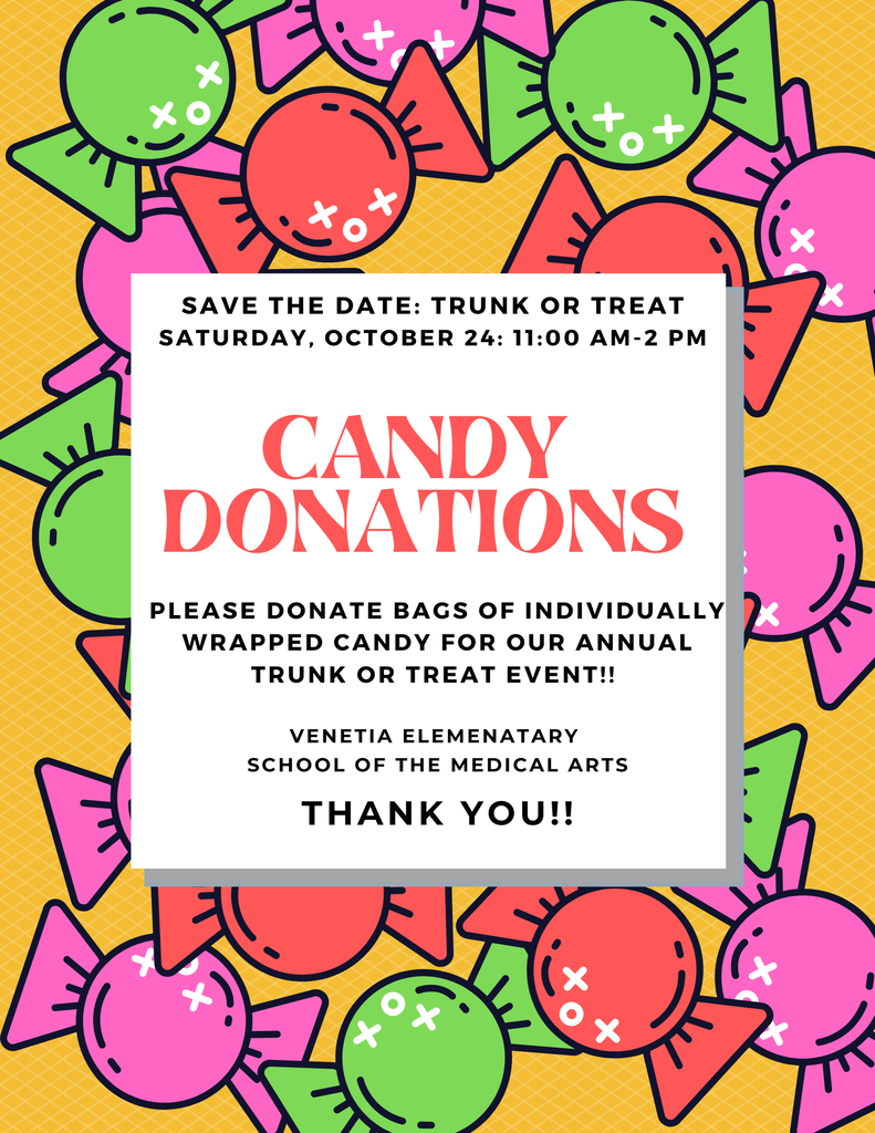 candy donations for trunk or treat