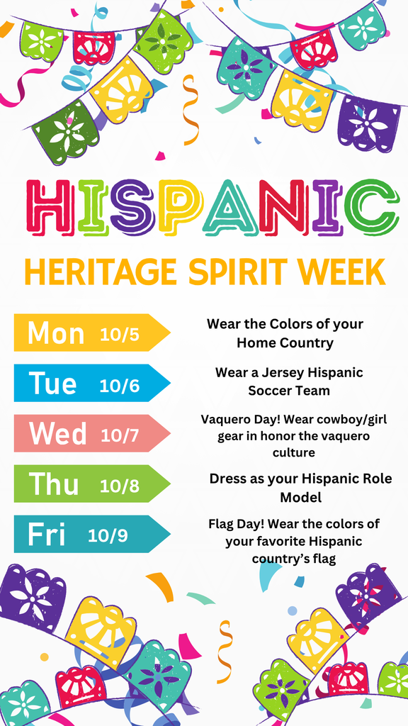 Hispanic Heritage Spirit Week
