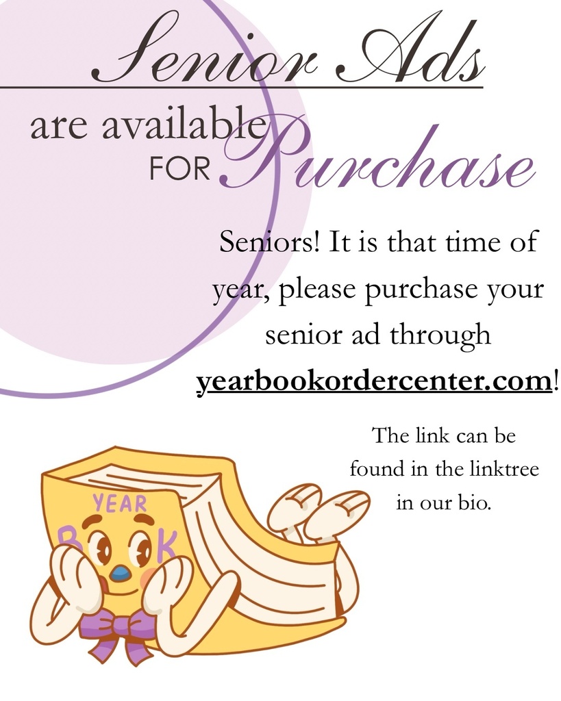 Yearbook Senior Ads now on sale