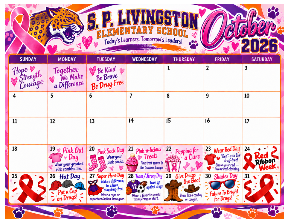 October Calendar