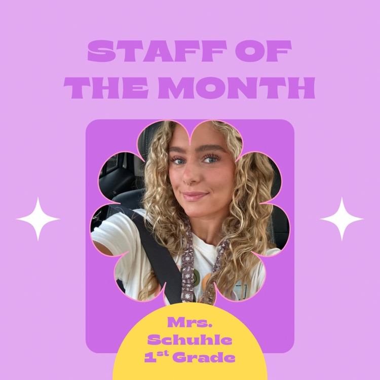 Pictures of staff member of the month 