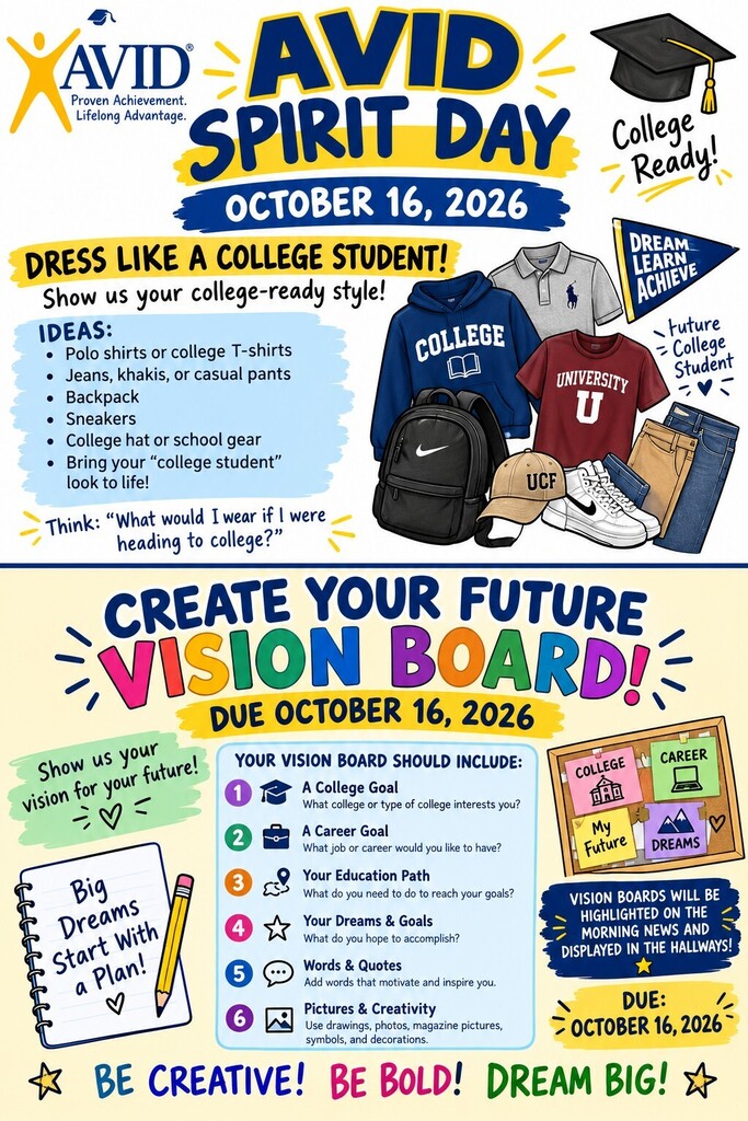 AVID Spirit Day- Dress Like A College Student 