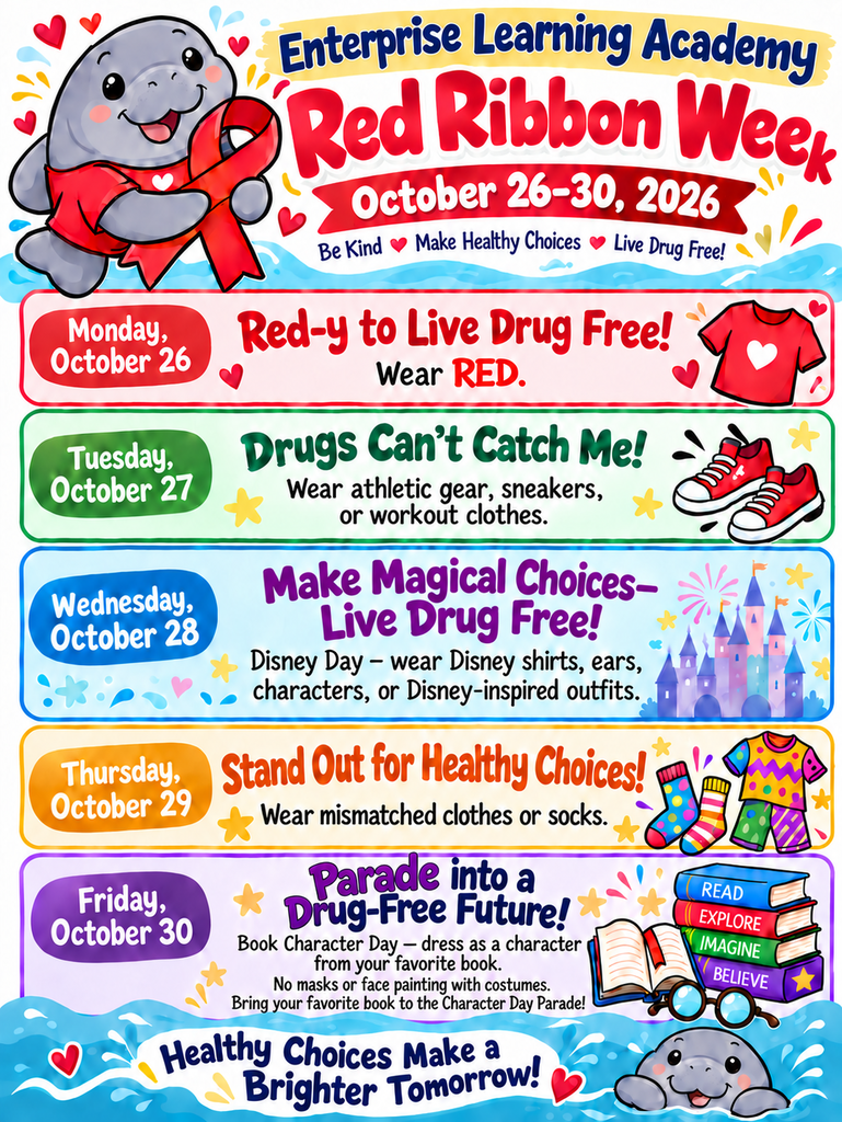 Red Ribbon Week Flyer 2026
