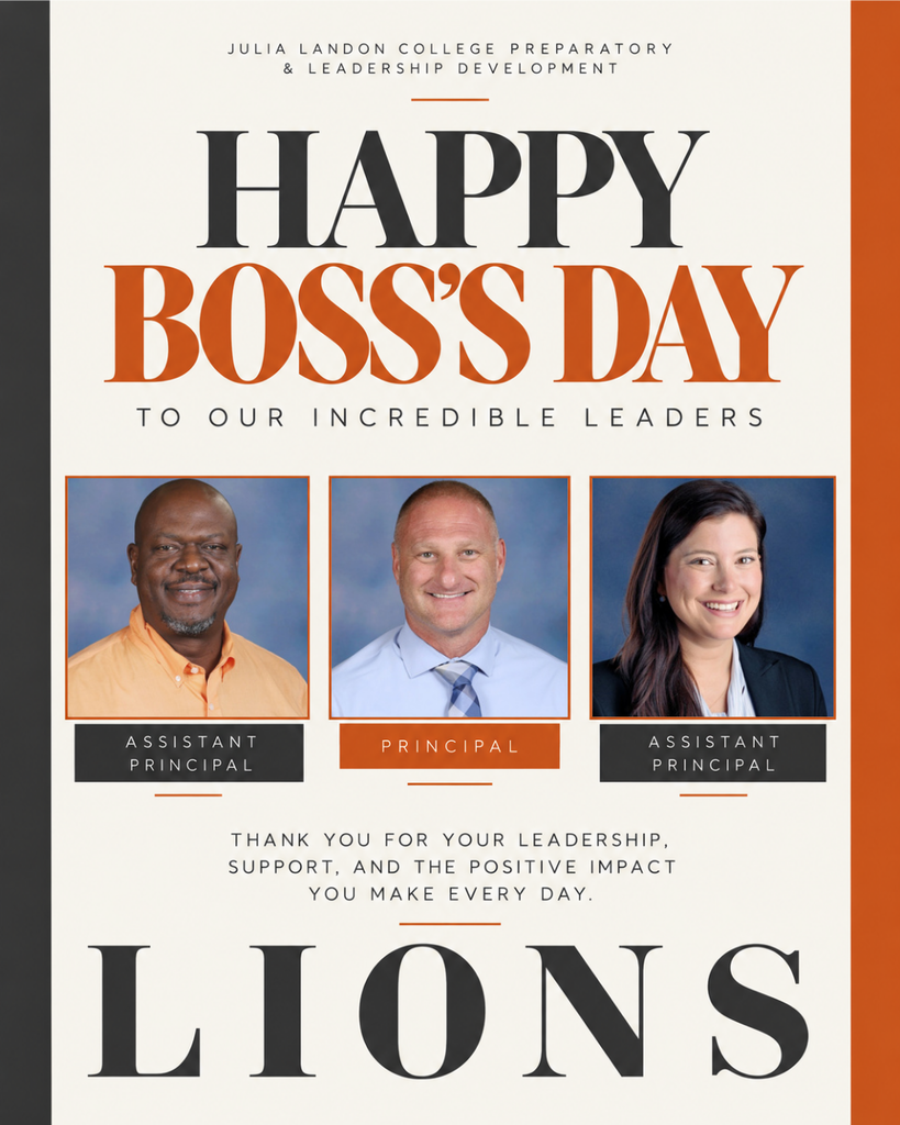 Julia Landon Administration Team being honored for Boss's Day