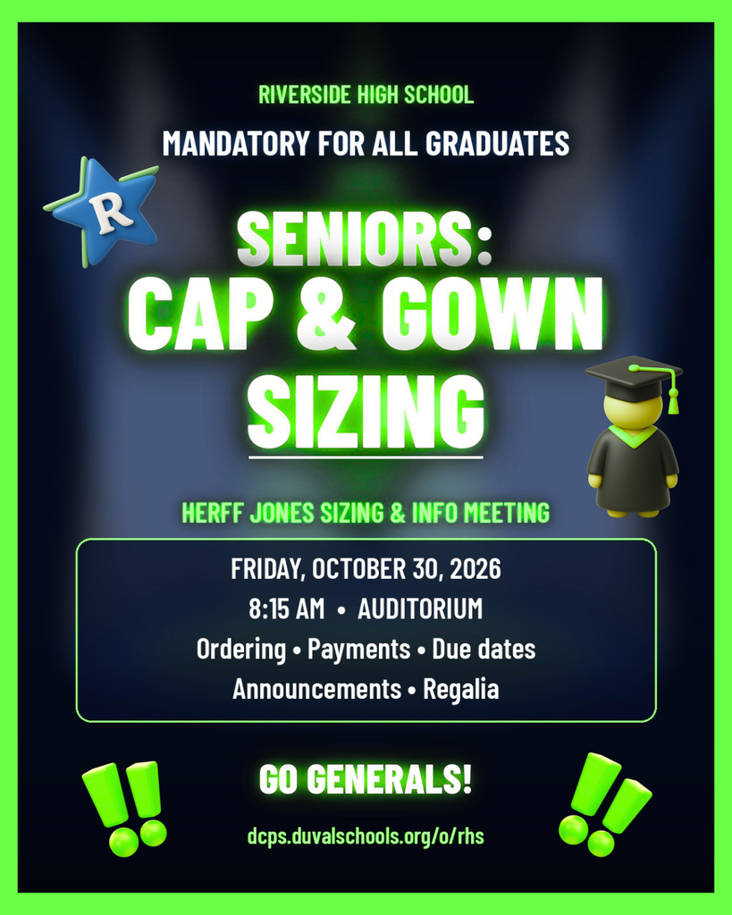 Seniors: Cap & Gown Sizing