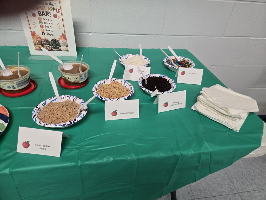 incgreditants for the carmel apple bar