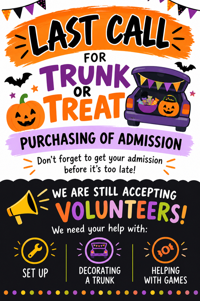 last call trunk or treat