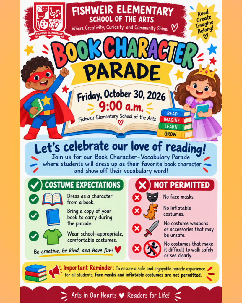 Book Character Parade Details