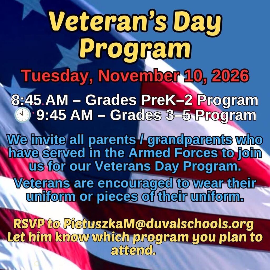 Veteran's Day Program RSVP