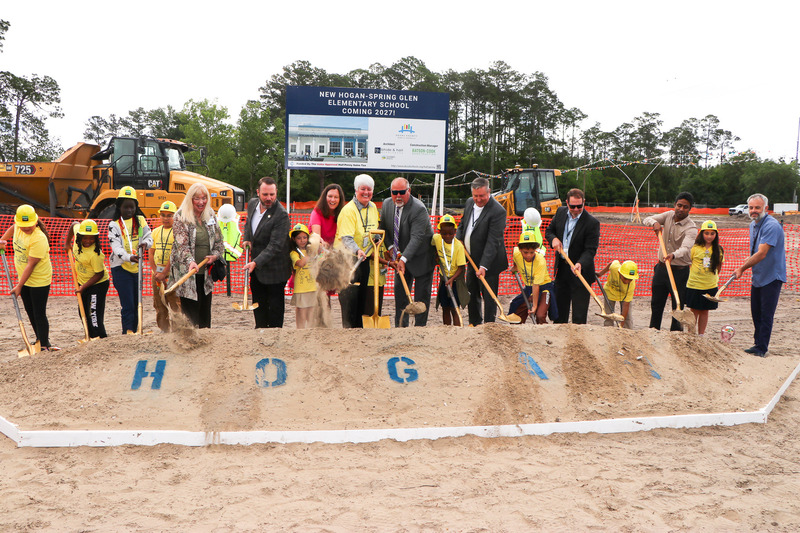 Groundbreaking at Hogan-Spring Glen Elementary