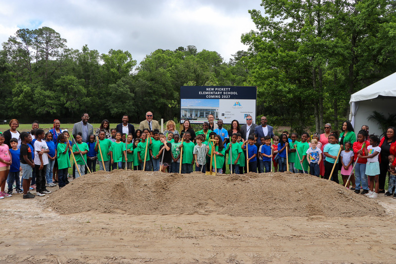 Groundbreaking at Pickett Elementary