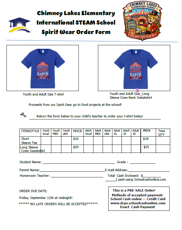 CLE T Shirt Flyer