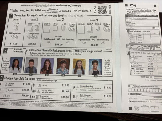 Leonards Order Form