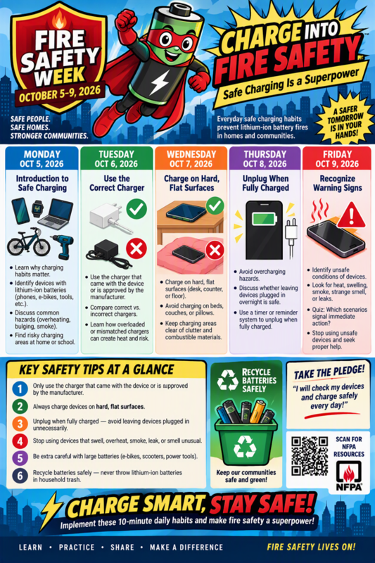 Fire Safety Week Flyer