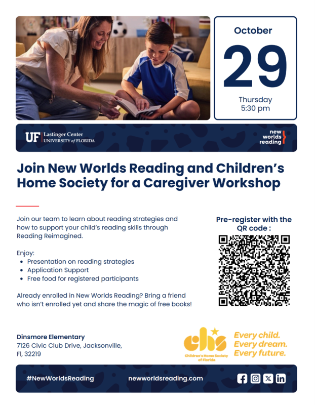 New Worlds Reading Flyer