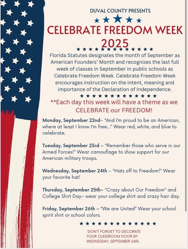Freedom Week Flyer