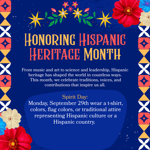 Hispanic Heritage Month Flyer