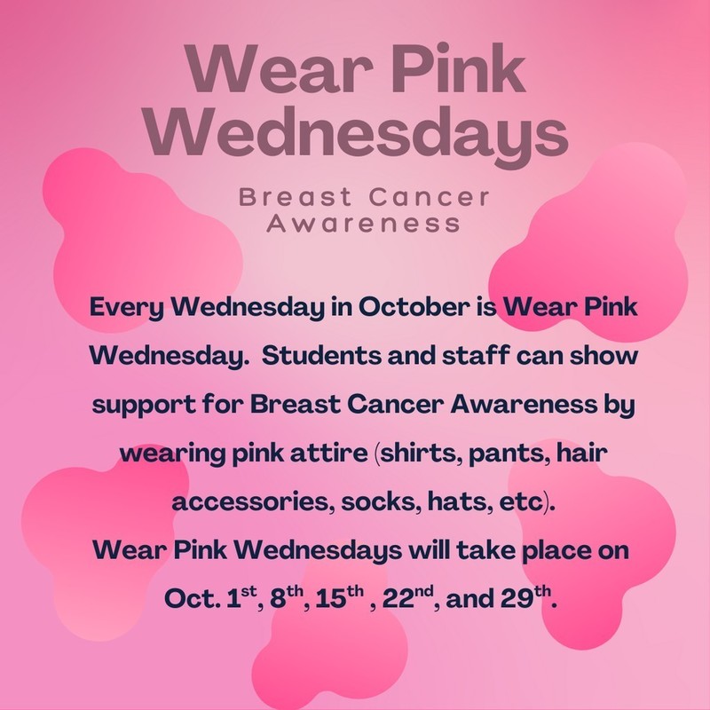 Wear Pink Wednesdays