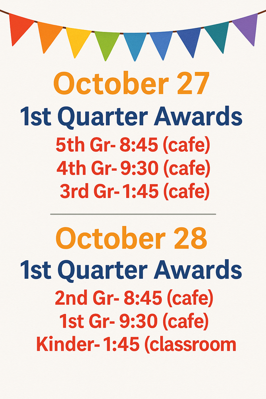 Awards Flyer