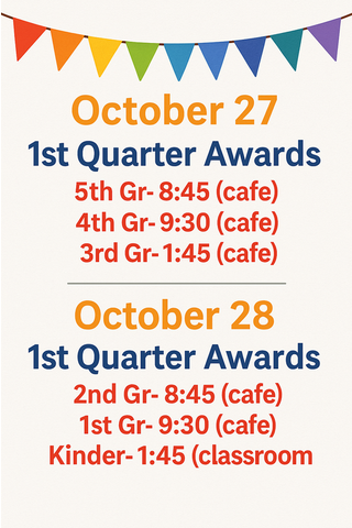 Awards Day Flyer