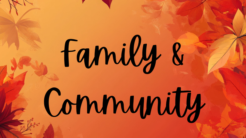 family and community words