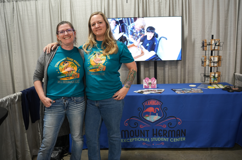 picture of the parent liaison and kinder teacher