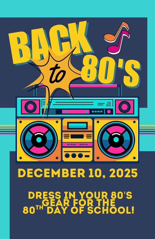 80s Day Flyer